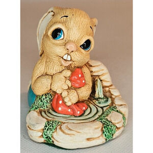 Hand Painted Stoneware Woodlander "Vicki" Figurine - Mereside, England